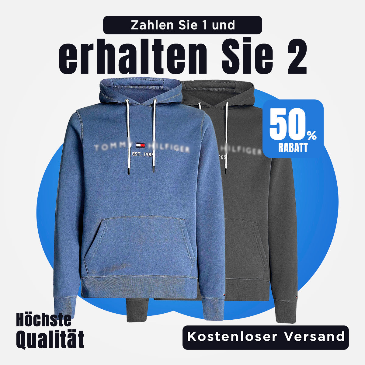 [KAUFEN SIE 1 NEHMEN SIE 2] Kit 2 Sweatshirts von Tommy H.