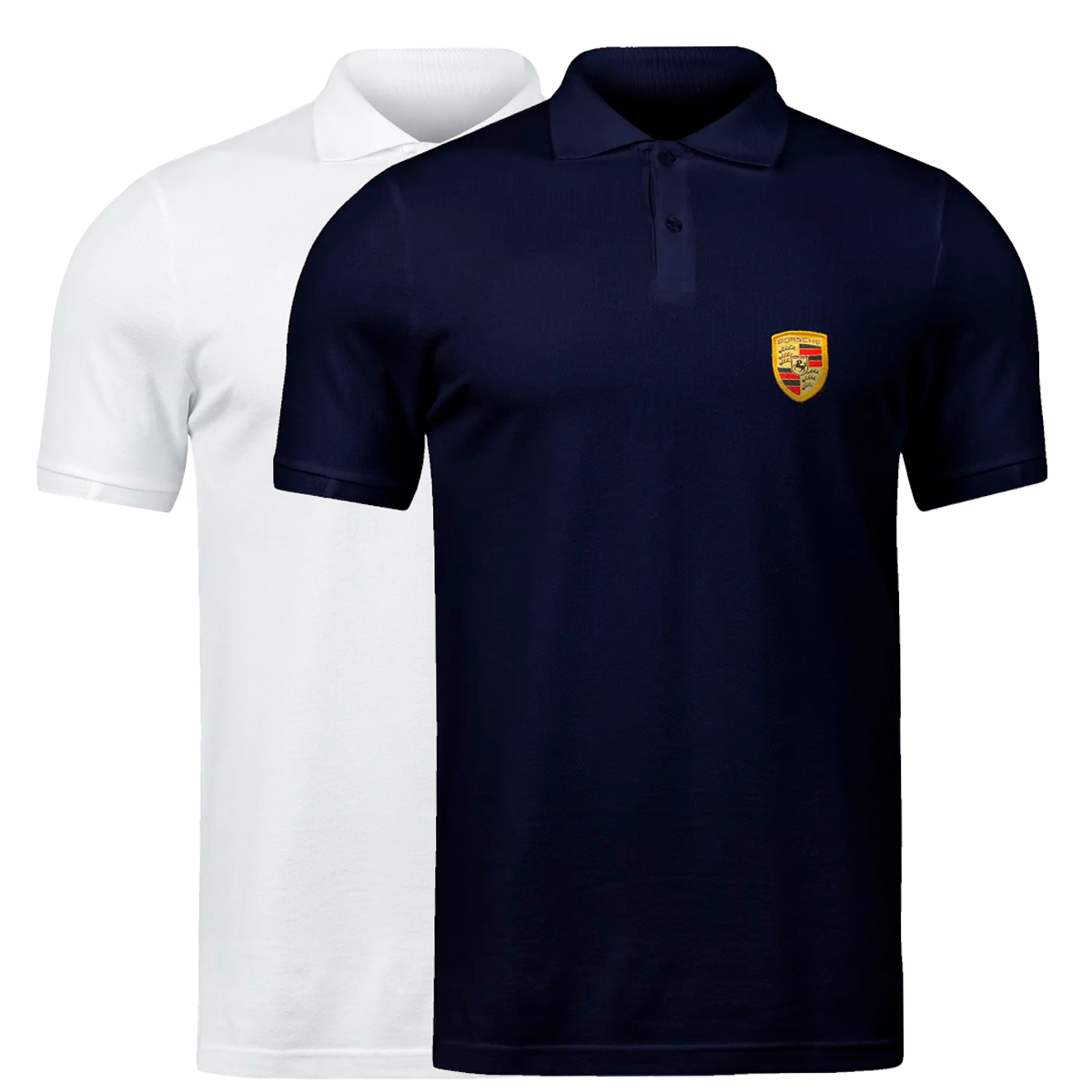 [KAUFEN SIE 1, ERHALTEN SIE 2] Kit 2 Porsche-Poloshirts