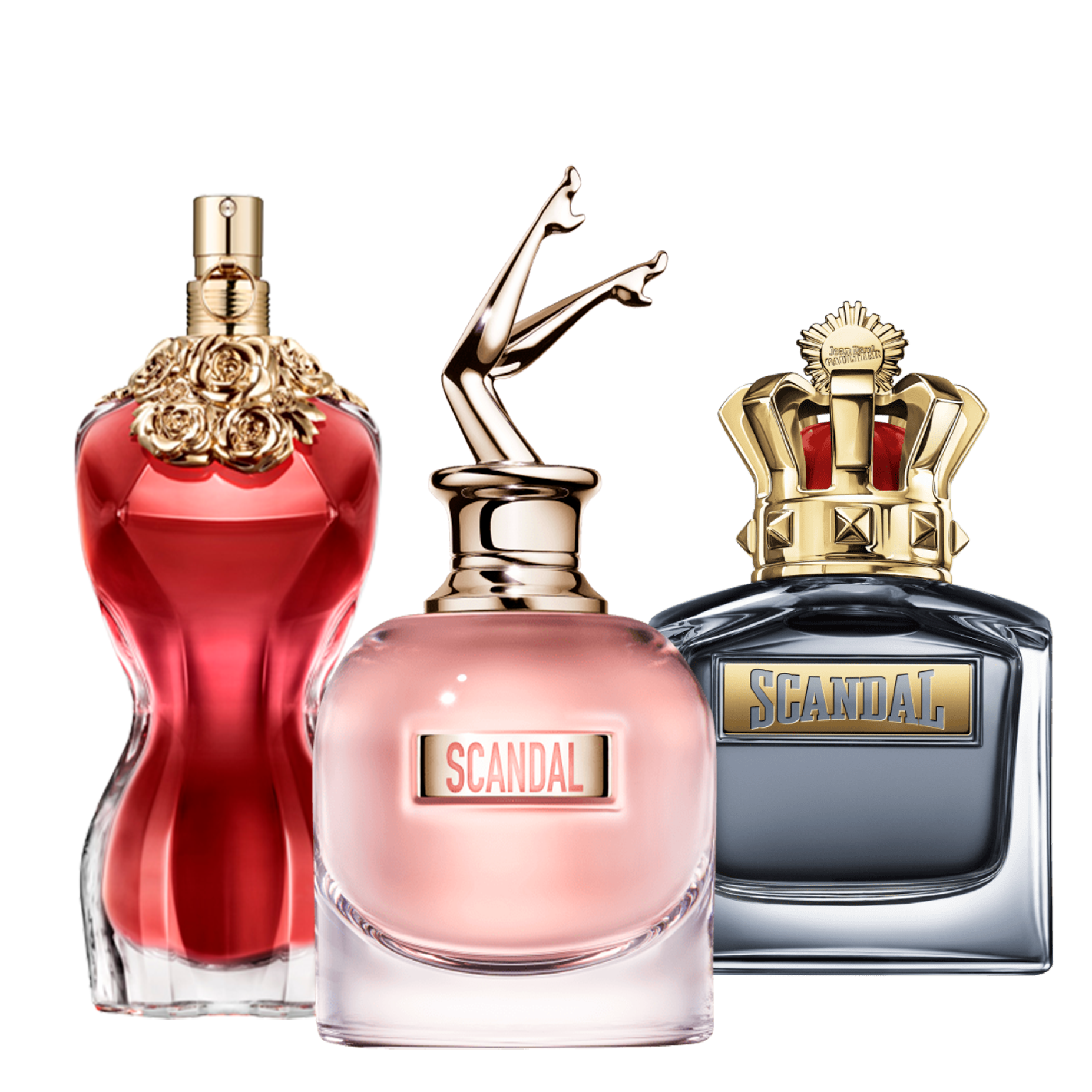 Combo 3 Düfte Jean Paul Gaultier - La Belle, Scandal, Scandal Pour Homme